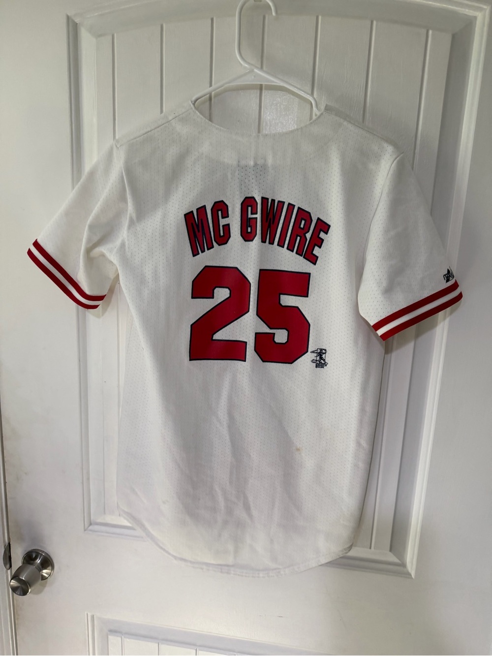 Men's  Majestic Mark McGwire #25 St. Louis Cardinals Baseball Jersey